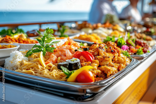 A Buffet Spread On A Cruise...