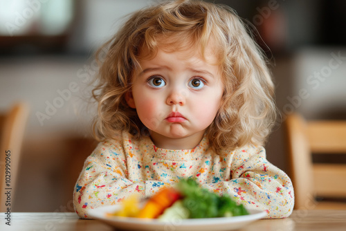 A Candid Photo Of A Child M...
