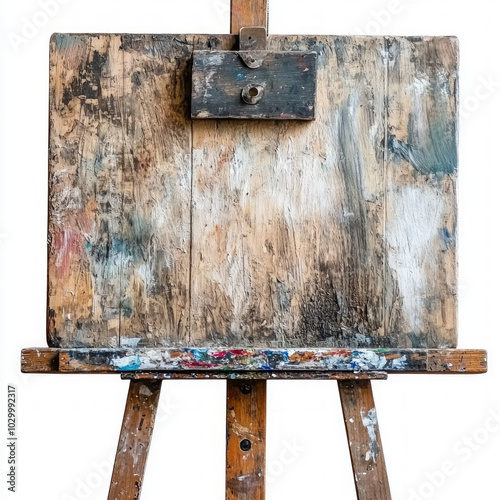 Artist Easel Isolated