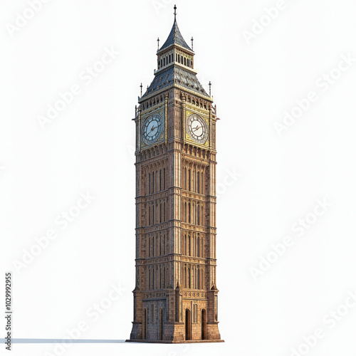 Big Ben London Isolated