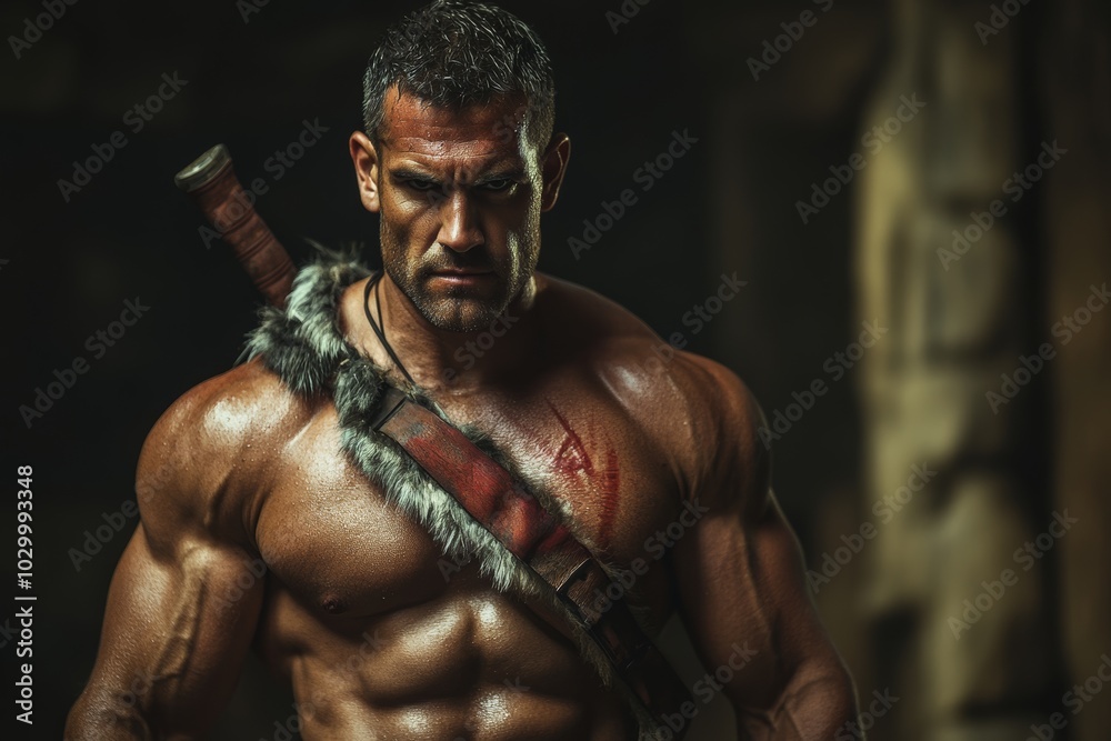 Craft a rugged, fitness-focused warrior., Craft a rugged, fitness-focused warrior.,