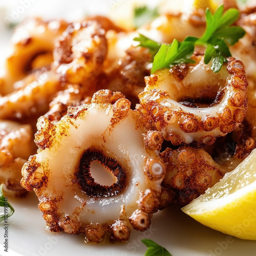 Calamari Isolated