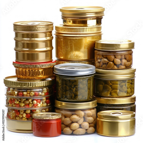 Canned Goods Isolated
