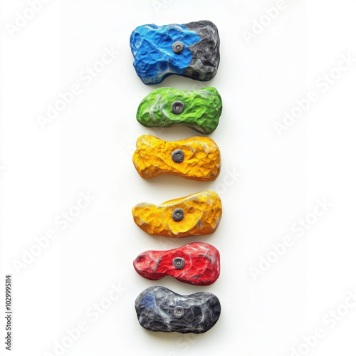 Climbing Wall Isolated