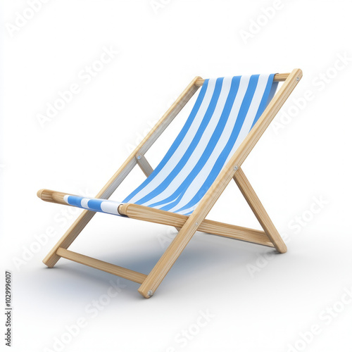 Deck Chair Isolated