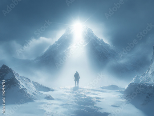 Epic Mountain Range With A ...