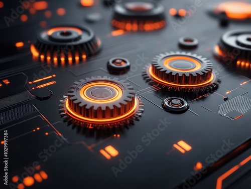 Futuristic Background Compo...