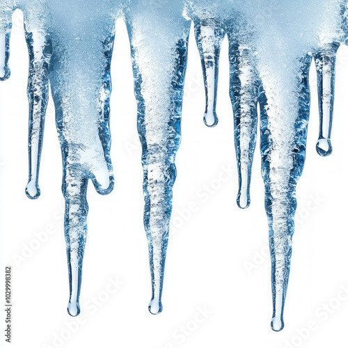 Icicles Isolated