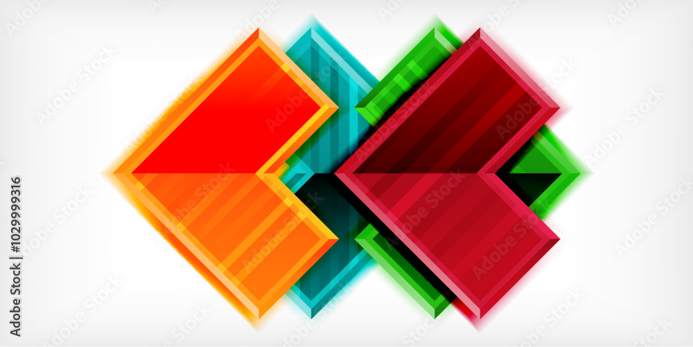 Arrow symbols created with 3d effects and line texture geometric abstract background Arrow symbols created with 3d effects and line texture geometric abstract background