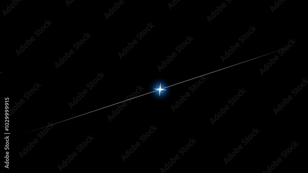 Lyrics Symbol Element Animation featuring a sparkling light element with a long, stretching line Lyrics Symbol Element Animation featuring a sparkling light element with a long, stretching line
