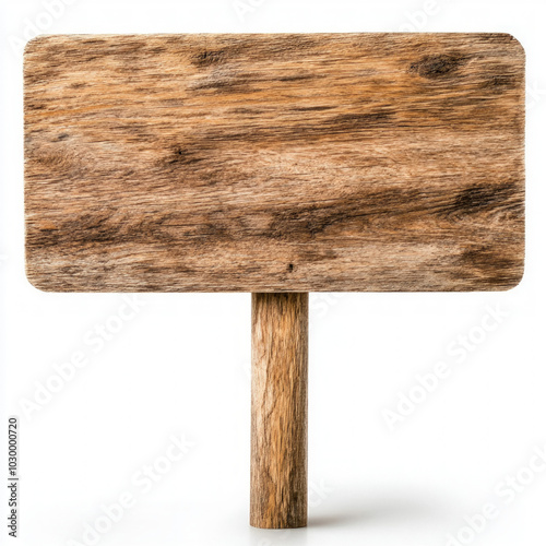 Picket Sign Isolated