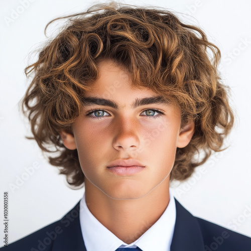 Teen Wearing School Uniform...