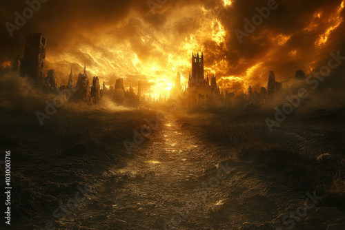 Tortured Landscape Filled W...