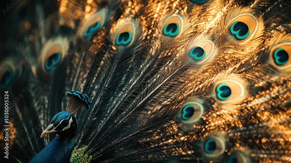 Fototapeta premium Peacock Feathers