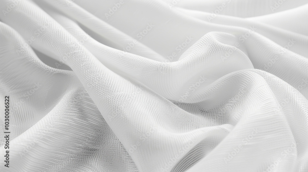 Obraz premium White Tablecloth Texture