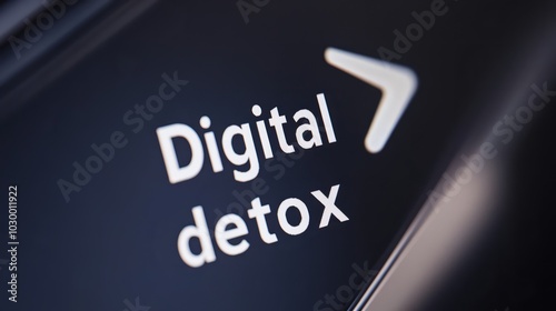 Digital Detox sign photo