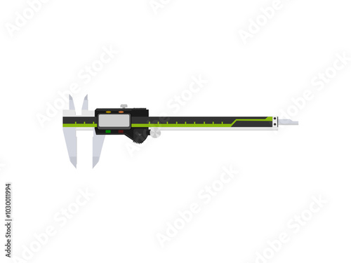 vernier caliper on a white background.