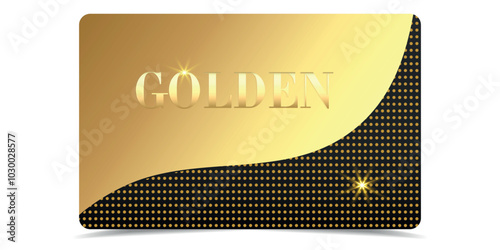 Vip. Vector black banner with gold vip text. Vip label. Vip and black background. Luxury gift card. Certificate with gold text. Golden VIP. Luxury template design. Vector illustration black banner.