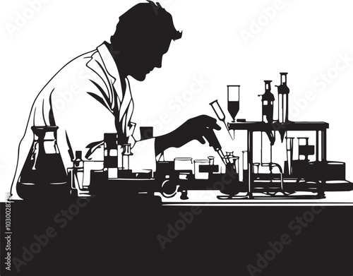 scientist in laboratory