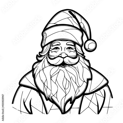 Santa Claus vector for Christmas