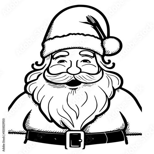 Santa Claus vector for Christmas
