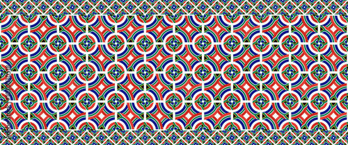 south african pattern. mandala background. geometric texture for decoration. vector illustration