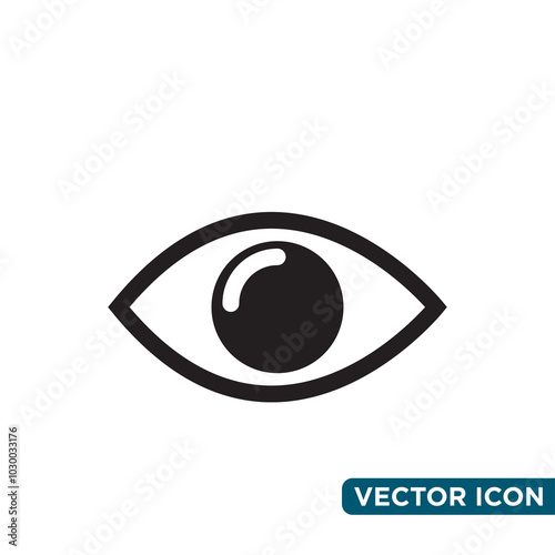 eye icon simple templated