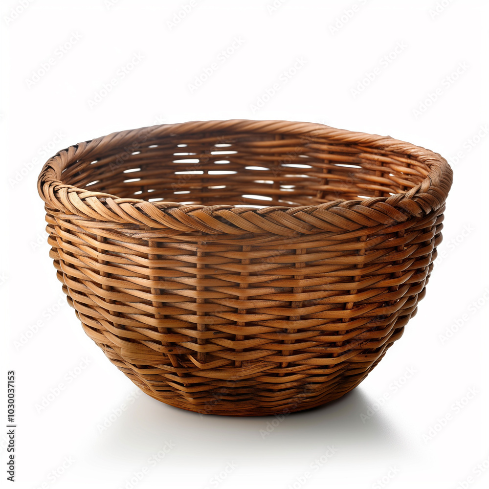 empty wicker basket empty wicker basket