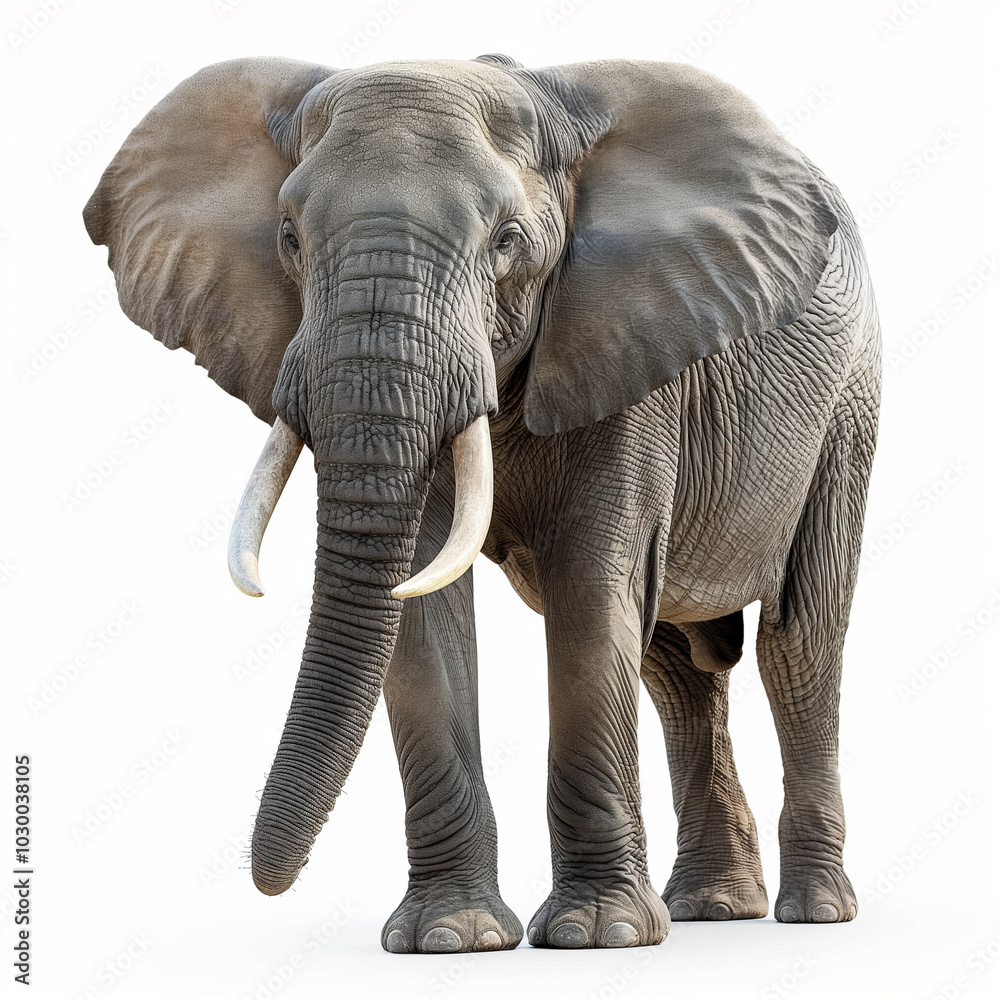 Obraz premium elephant isolated on white