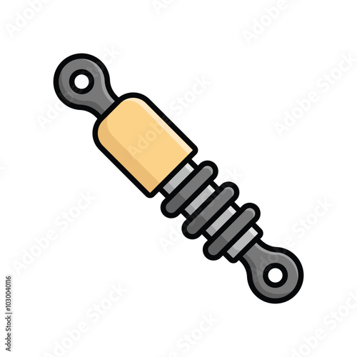 shock breaker icon vector design template simple and clean