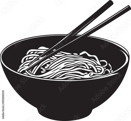 chopsticks and bowl