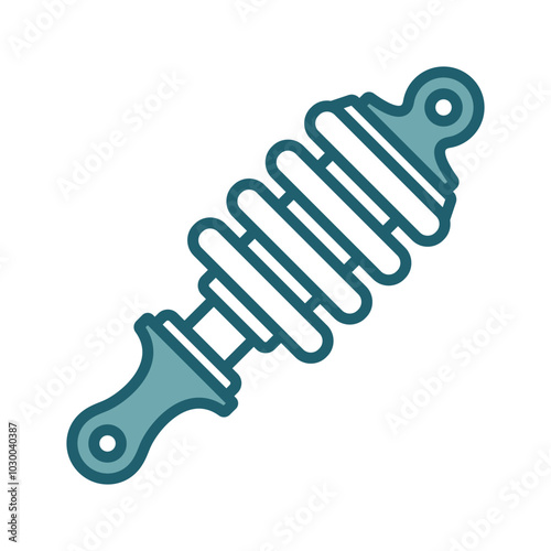shock breaker icon vector design template simple and clean