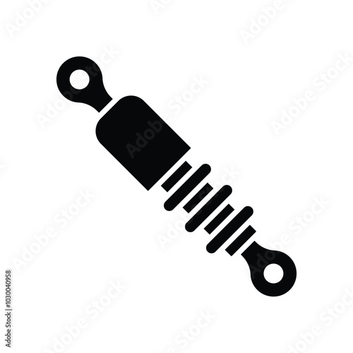 shock breaker icon vector design template simple and clean