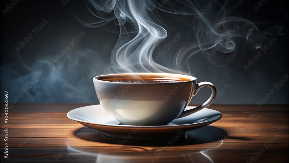 cup of coffee with beans