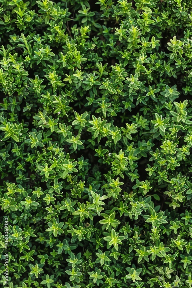 Thyme texture background, thymus leaf banner, Thymus vulgaris pattern, fresh herbal leaves banner Thyme texture background, thymus leaf banner, Thymus vulgaris pattern, fresh herbal leaves banner