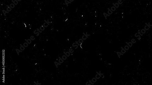 Old Movie Overlay. Alpha channel grain effect.