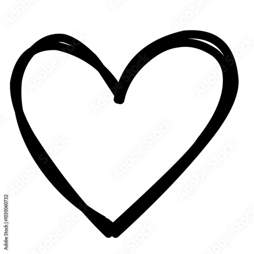 Hand drawn heart 
