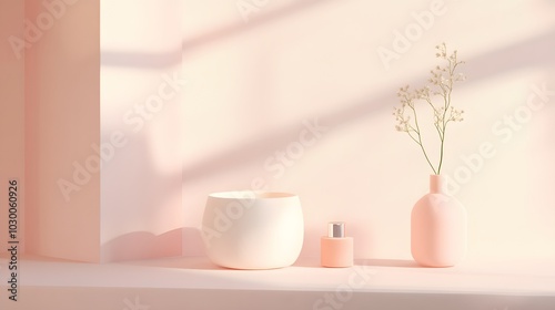 70. **An airy composition with smooth gradients enhancing the product is visual appeal.