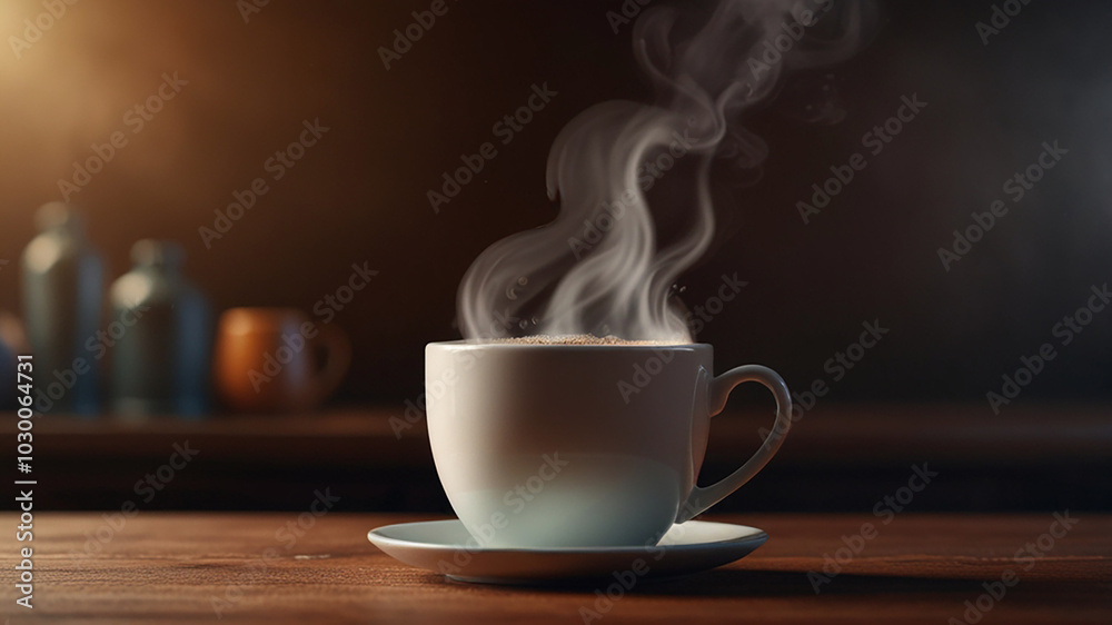cup of coffee with beans cup of coffee with beans