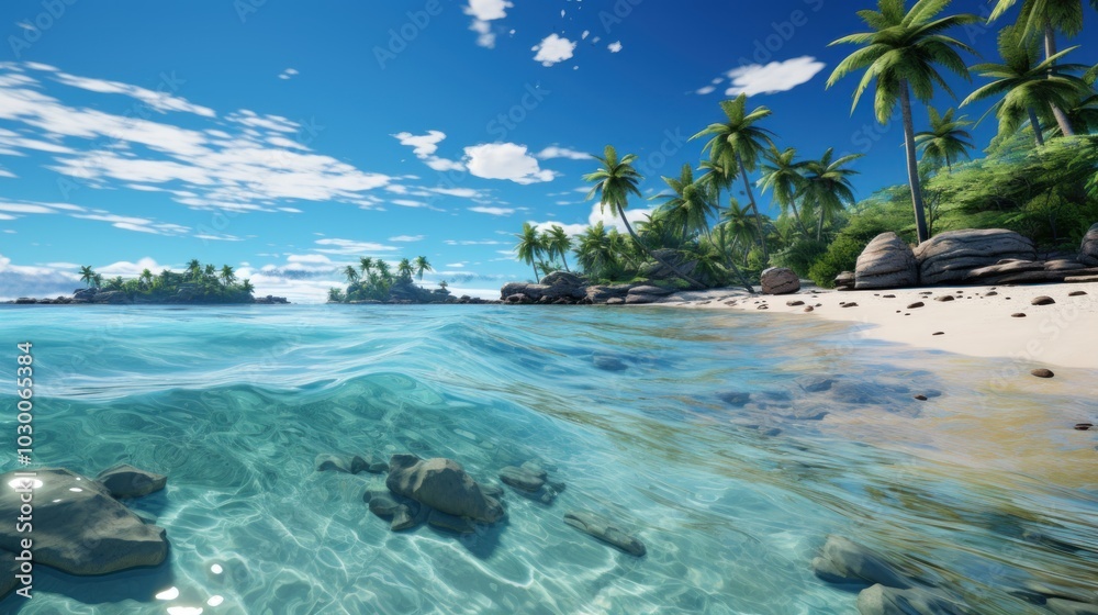 Fototapeta premium Tropical Paradise Beach