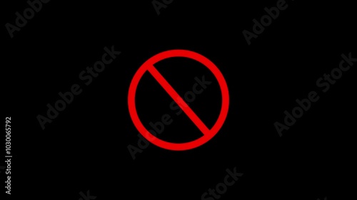 error of a cross with a circular base, on a transparent background