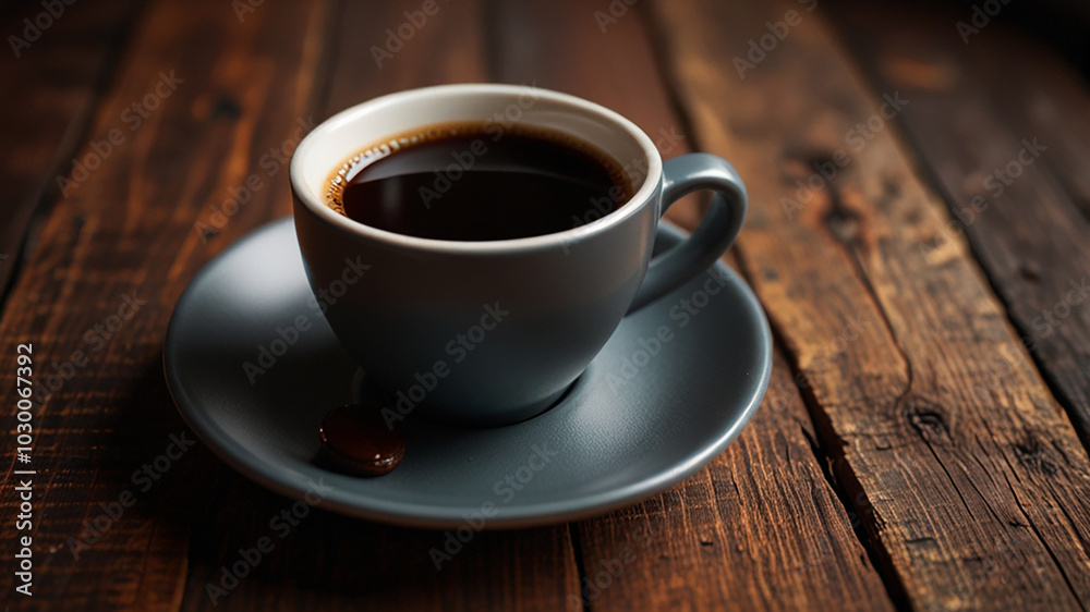 cup of coffee with beans cup of coffee with beans