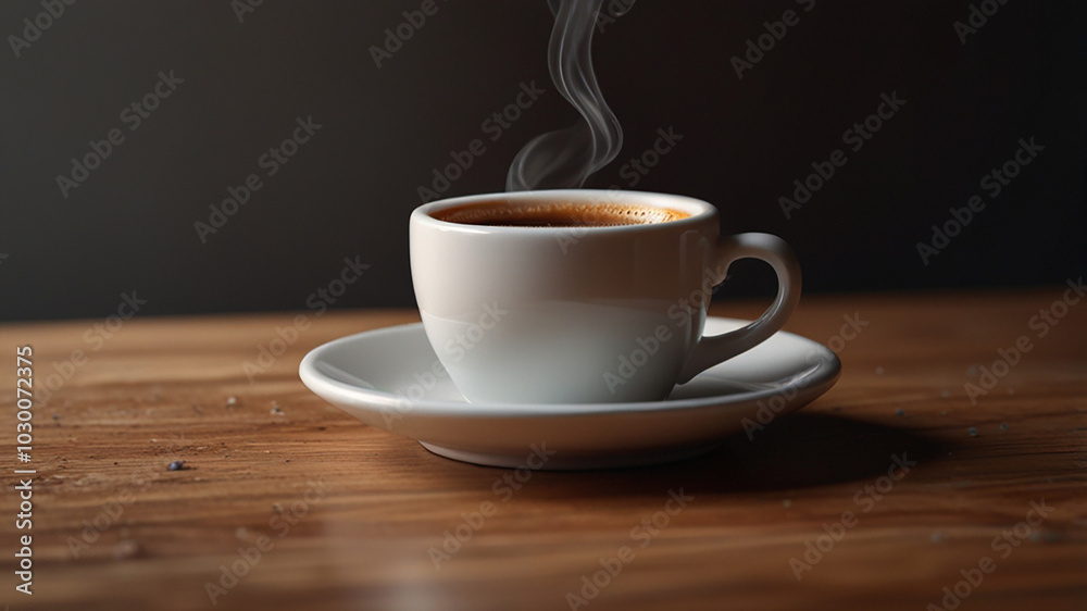 Obraz premium cup of coffee with beans
