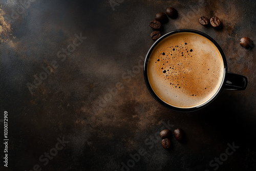 background for advertising coffee beans