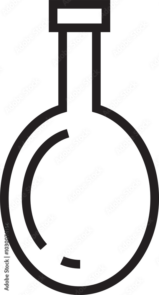 Beverage Bottle Line Icon Beverage Bottle Line Icon