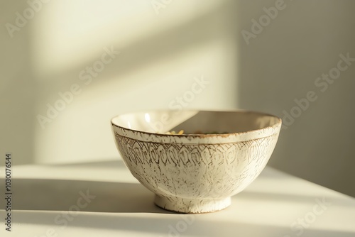 Discover the timeless charm of an old food bowl filled with nostalgic delights Explore the beauty of an aged food bowl brimming with delectable treats capturing the essence of culinary history and tra photo