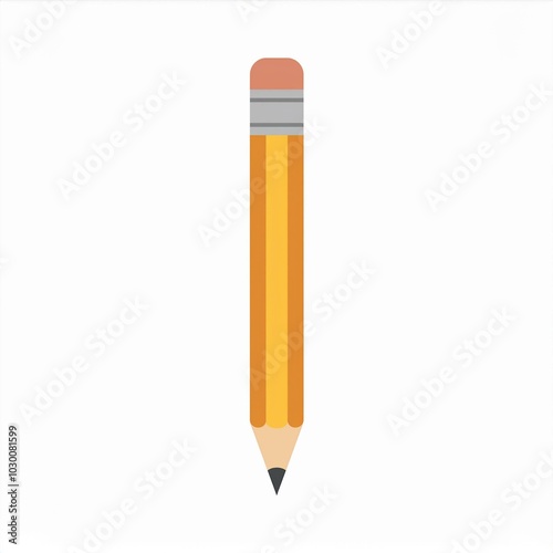 pencil illustration isolated on white