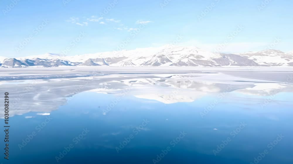 Fly-through, high speed video of Salar de Uyuni with harsh midday light, reflections creating a mirror effect Fly-through, high speed video of Salar de Uyuni with harsh midday light, reflections creating a mirror effect