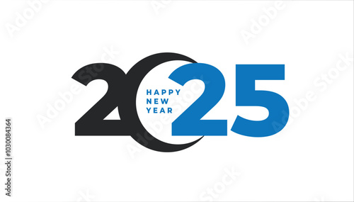 Happy New Year 2025 Design Teplate photo