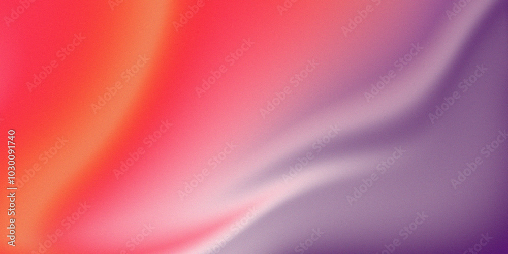Obraz premium This vibrant abstract background features a soft, flowing gradient of pink, orange, and purple